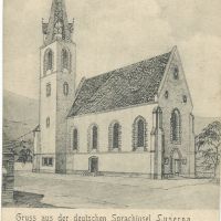 Lusern, Karte von 1915