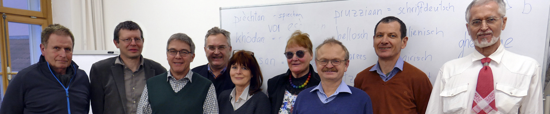 Teilnehmergruppe Zimbrischkurs Lektion 1